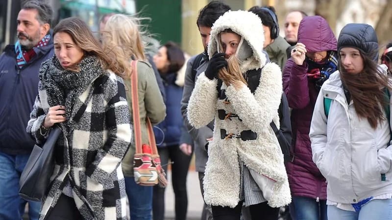 La temperatura podría descender hasta 10 grados en pocas horas.