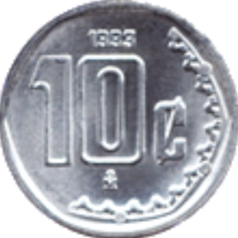 La moneda de 10 centavos que saldrá de circulación. Foto: Archivo.
