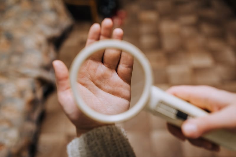 Línea del corazón. Fuente: Shutterstock.