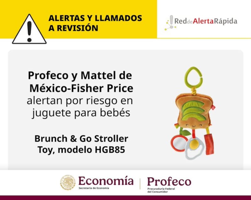 El juguete que Profeco y Mattel retiraron del mercado. Foto: X @Profeco