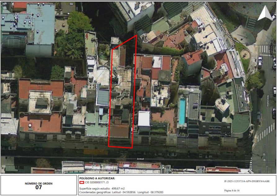 La inmobiliaria de Milei subasta un gran predio en Retiro a metros del Palacio San Martín