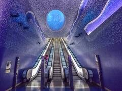 Es la estación del Metro más linda del mundo, está en Nápoles y tiene un diseño futurista único