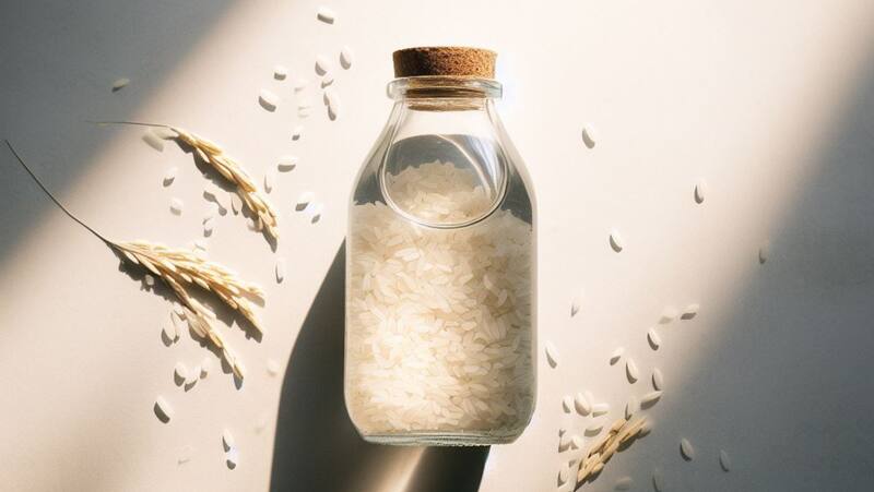 Usar agua de arroz puede aumentar el brillo y el volumen del cabello desde las primeras aplicaciones. (Foto: Generador de imágenes Microsoft Bing)