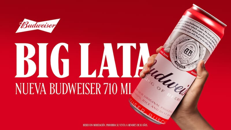 La nueva lata de Budweiser viene a competir con marcas como Schneider y Heineken