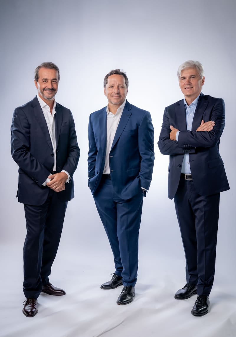 Alejandro Butti (Santander); Martín Tiniciese (Cervecería y Maltería Quilmes); y Gian Carlo Aubry (Nestlé).