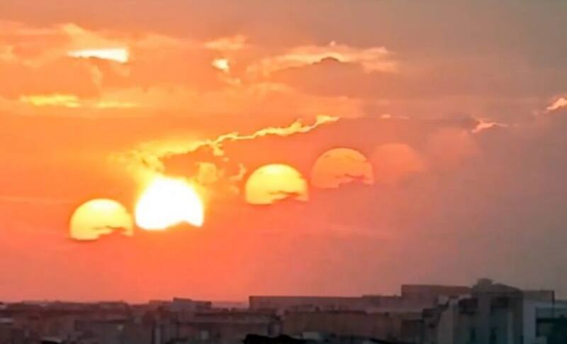 Aparecieron los 7 soles del apocalipsis: que significa el fenómeno que apareció en el cielo de China
