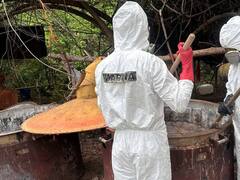 Desmantelan narcolaboratorios Sinaloa: incautan más de 47,550 litros químicos para fabricar drogas sintéticas