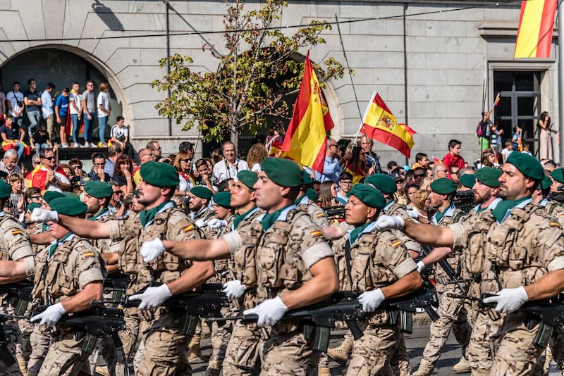 Desfile del 12 de octubre: soldados denuncian salarios bajos, "abandono y precariedad" en el Ejército. Fuente: Archivo
