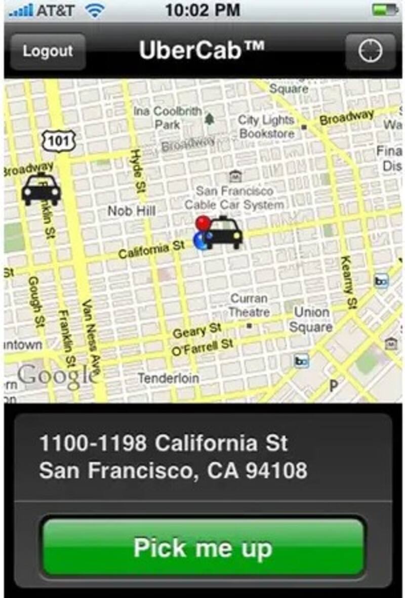 Así lucía UberCab en su presentación.