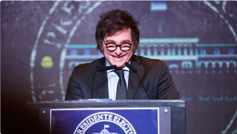Javier Milei asumirá como presidente el 10 de diciembre.