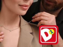 Tiendas D1 vende un lujoso collar repleto de cristales por menos de 30.000 pesos