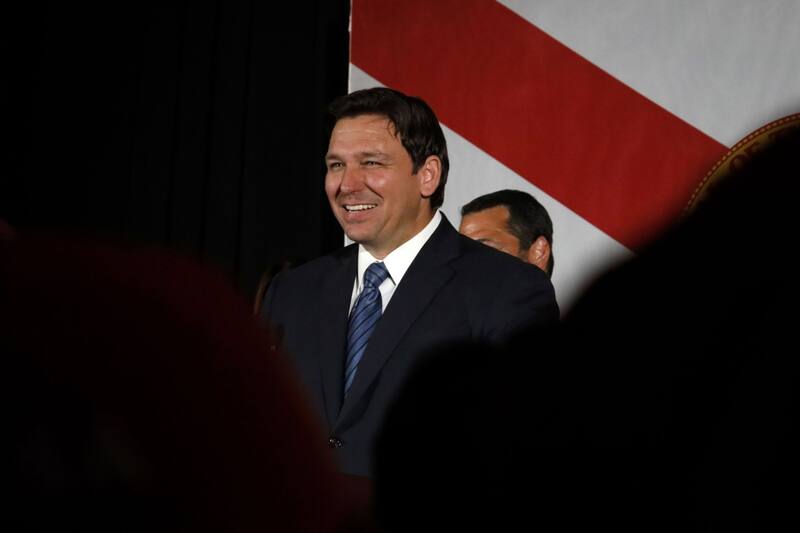 Ron DeSantis, gobernador de La Florida.