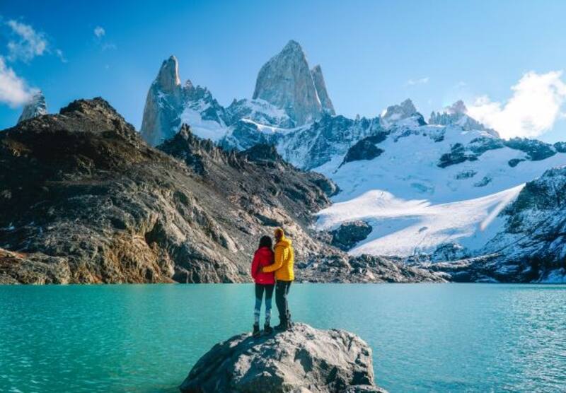 La impresionante postal de la Laguna de los Tres