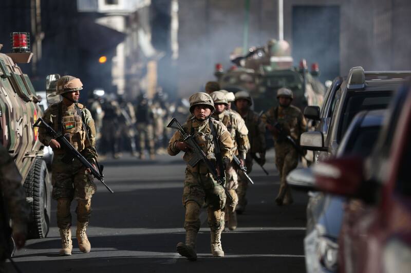 El levantamiento militar en Bolivia la semana pasada