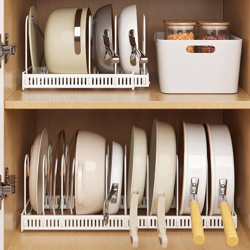 Así luce el Kitchen Cupboard Organiser. Fuente: Walmart.
