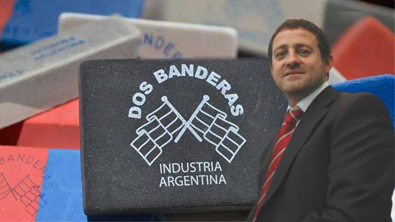 Las gomas de borrar Dos Banderas representan más de un 20% de la producción de Ingratta SA.