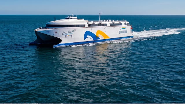 Buquebus presentó “China Zorrilla”, el primer buque 100% eléctrico