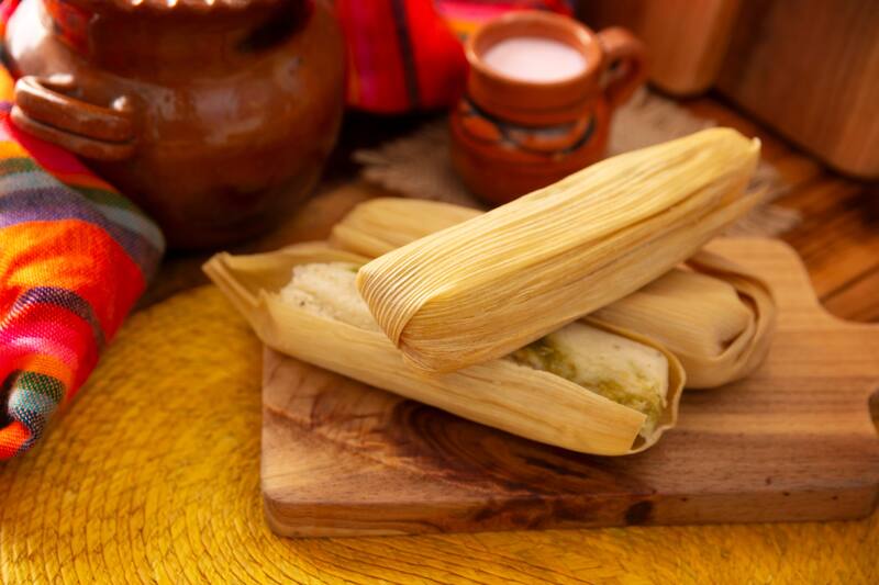 Los tamales son una gran parte de la cultura gastronómica mexicana. Fuente: Shutterstock.