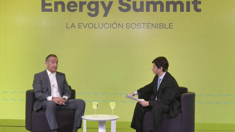 Ricardo Ferrerio (Tecpetrol) con Juan Manuel Compte (El Cronista)