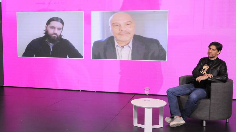 Herno Gómez (Consultora Trabaja Mejor), Ricardo Conde (Química Montpellier) y Jairo Straccia (El Cronista)