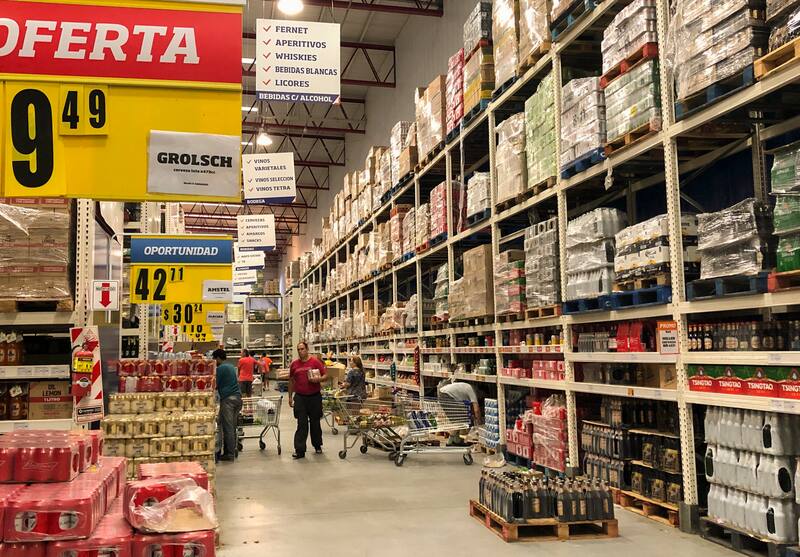Los mayoristas tuvieron mejor desempeño que los supermercados.