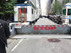 El impresionante operativo de seguridad que rodea a Donald Trump en New York