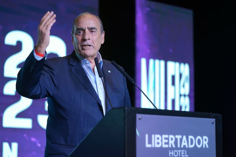 El eventual ministro del Interior de Javier Milei, Guillermo Francos.