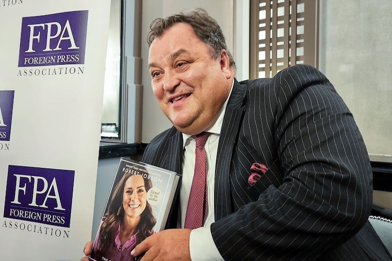 Robert Jobson, biográfo. Fuente: EFE.