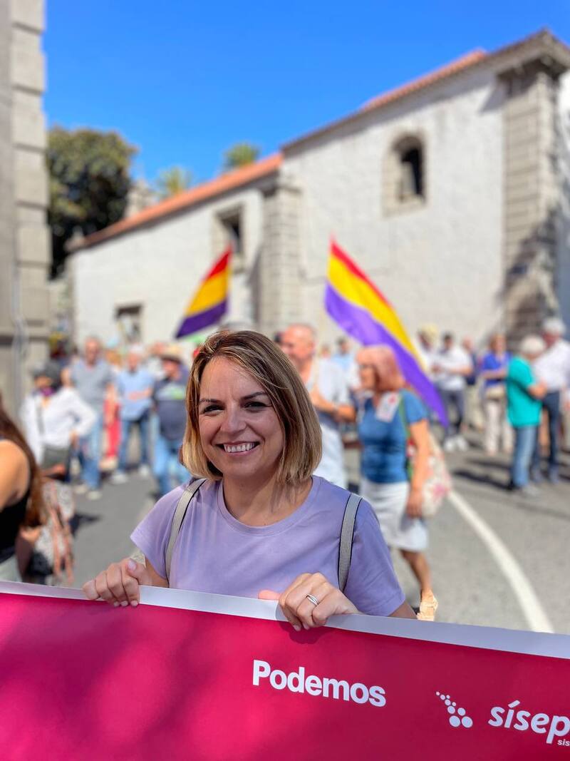 Noemí Santana Perera, Podemos. Fuente: @noepmp.