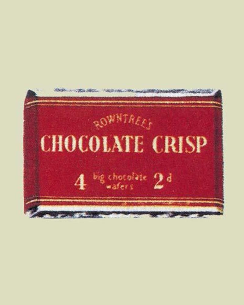 El KitKat apareció en el mercado en 1935 como Rowntree's Chocolate Crisp.