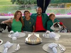 Cena en cuarentena para Tiger Woods y su familia