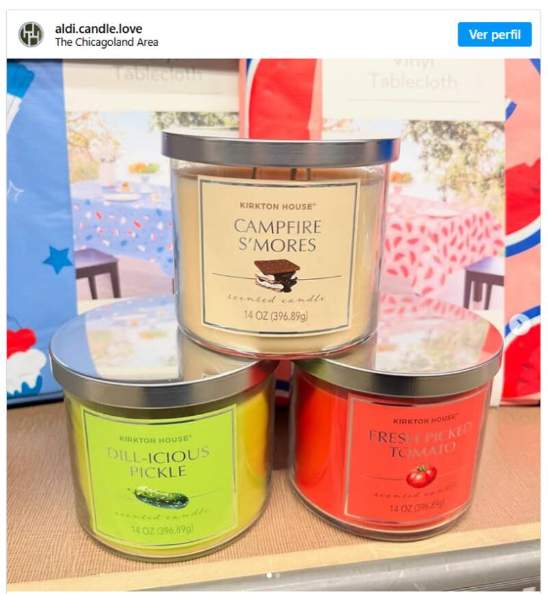 La vela más comentada en Estados Unidos cuesta solo 5 dólares y viene de Aldi. (Foto:@aldi.candle.love)