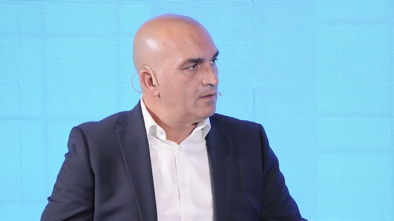 Ariel Ulla, gerente Comercial de SanCor Salud durante el evento Grandes Marcas organizado por El Cronista y la revista Apertura