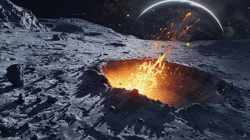 El estudio pudo dar más precisiones respecto al proceso evolutivo de la Luna.