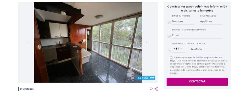 El interior de la vivienda presenta espacios bien cuidados. (Foto: haya.es)