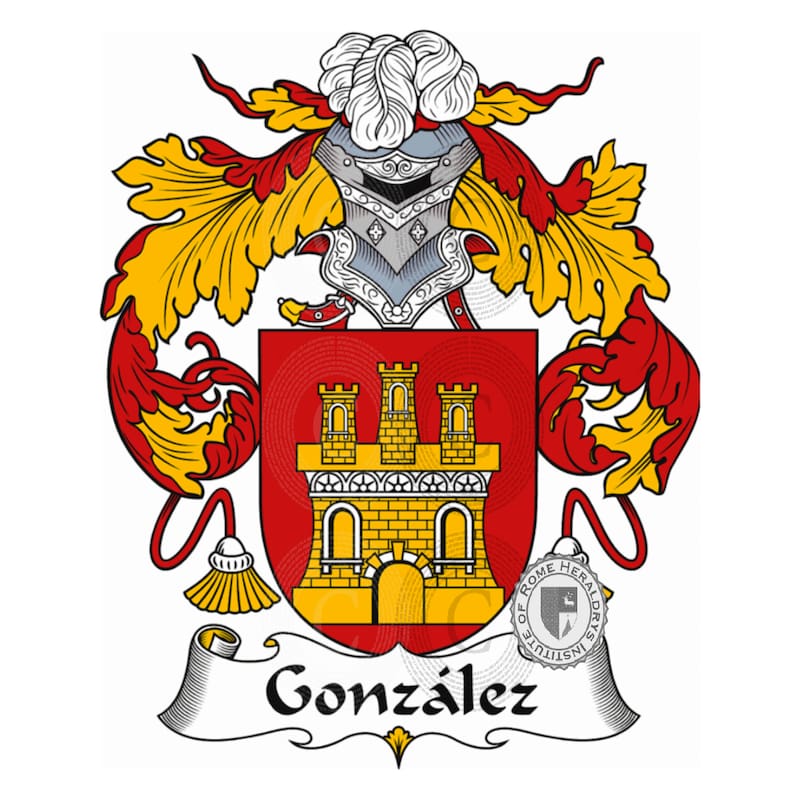 Escudo del apellido González.