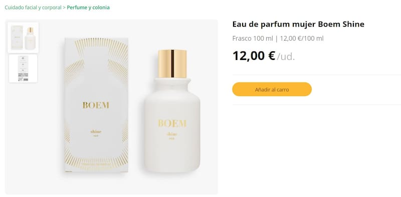 Poem Shine ahora se llama Boem Shine, aunque su composición sigue siendo la misma. (Foto: mercadona.es)