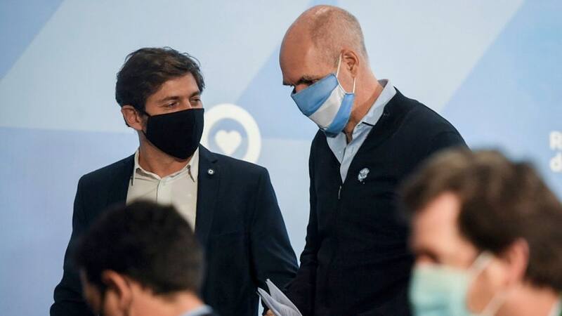 Axel Kicillof y Horacio Rodríguez Larreta