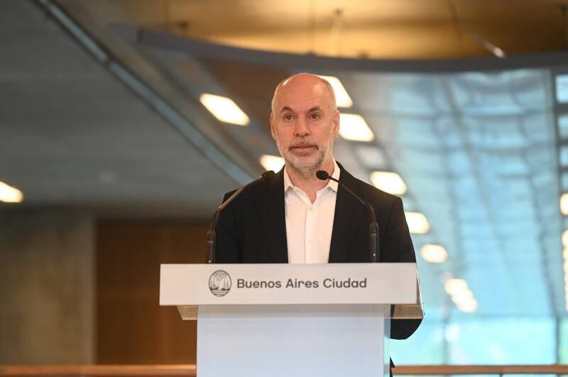 El jefe de gobierno porteño. Horacio Rodríguez Larreta