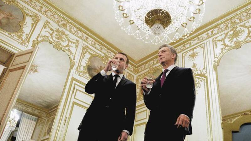 Macri y Macron compartieron un encuentro el viernes en París