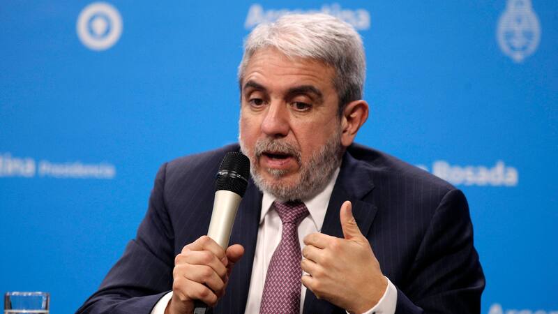 El ministro de Seguridad de la Nación Aníbal Fernández. (Foto: archivo).