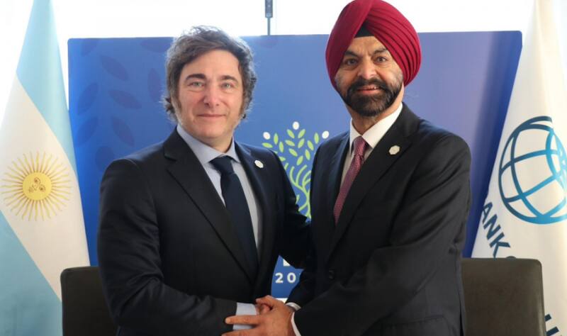 El 21 de febrero, Banga recibió a Milei; ahora vendrá a la región.