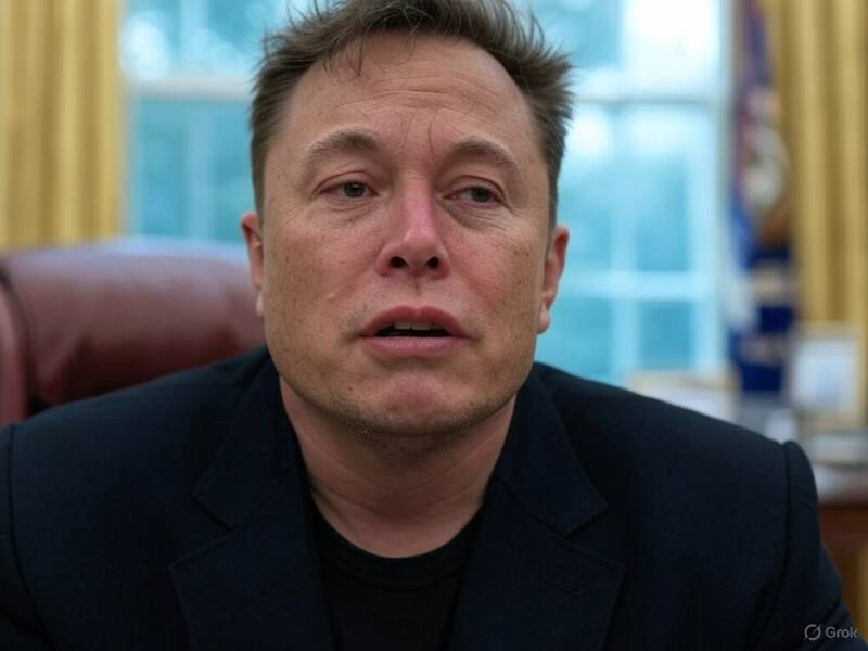 Musk manifestó que la carrera entre países por la supremacía en inteligencia artificial podría resultar más peligrosa que las armas nucleares. Fuente: Grok.