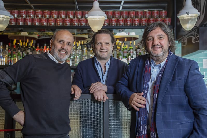 Jorge García Allende (Expansión), Marcelo Fullana (Retail) y Sebastián Ríos Fernández (dirección general)