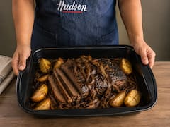 Receta de tapa de asado al vino tinto con papas, rápida y fácil