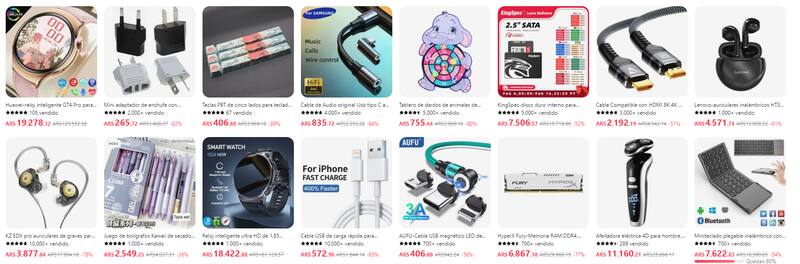 Las ofertas de AliExpress.