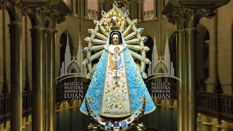 Virgen de Luján. Fuente: Archivo.