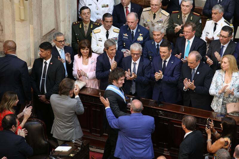 Javier Milei en el Congreso