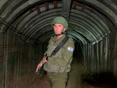 Rieles, luz y 4 km de largo: cómo es "el mayor túnel" de Hamas descubierto en Gaza