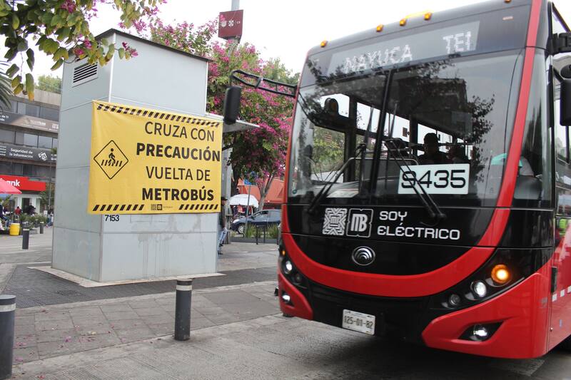 Metrobús CDMX. Fuente: archivo.